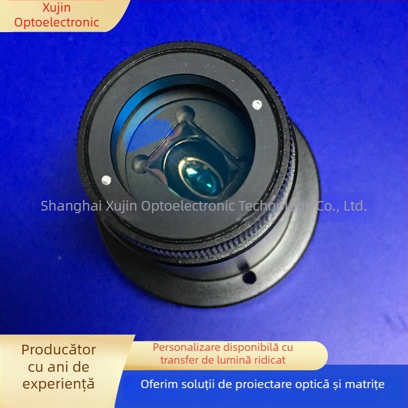 Lentilă opticǎ cu focală lungă pentru supraveghere; lentilă de proiecție infraroșu pentru endoscopie, procesare, proiectare și asamblare, focalizare