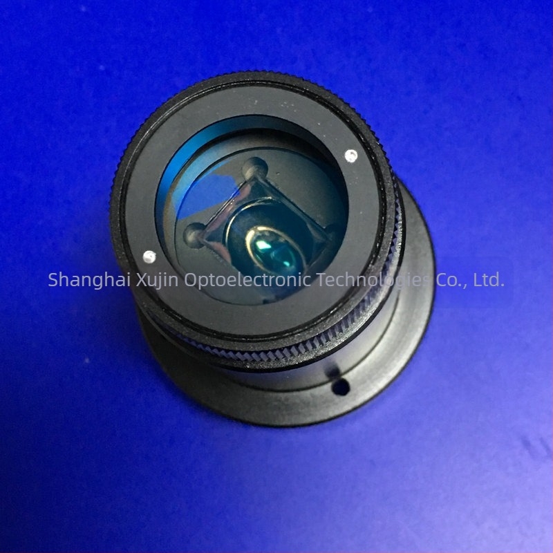 Lentilă opticǎ cu focală lungă pentru supraveghere; lentilă de proiecție infraroșu pentru endoscopie, procesare, proiectare și asamblare, focalizare