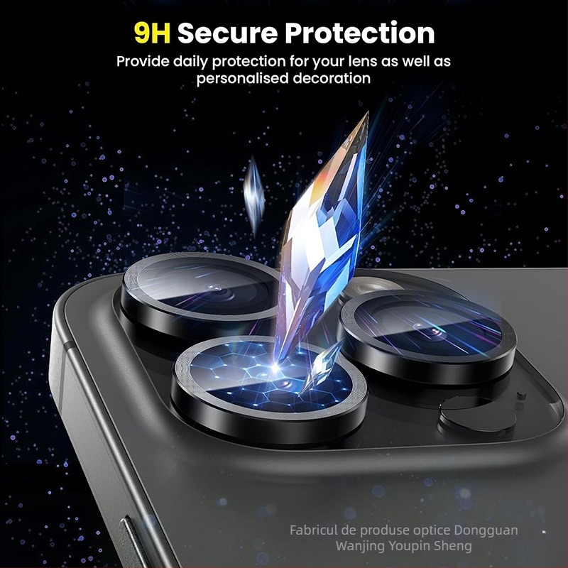 Film de protecție a obiectivului pentru seria iPhone 16, cu poziționare Hawkeye și protecție împotriva artefactelor (Excellence Wins)