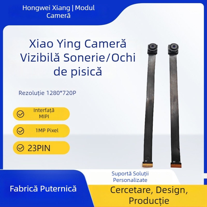 Modul de cameră HD cu interfață MIPI, pentru recunoaștere facială și aplicații în drone