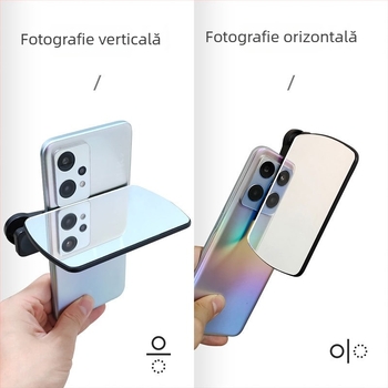 Clip reflexie pentru selfie pentru smartphone – Sky Mirror, reflector clip, marca JYL, model Mirror of the Sky, compatibil cu iPhone, Huawei, Xiaomi, Oppo, Redmi