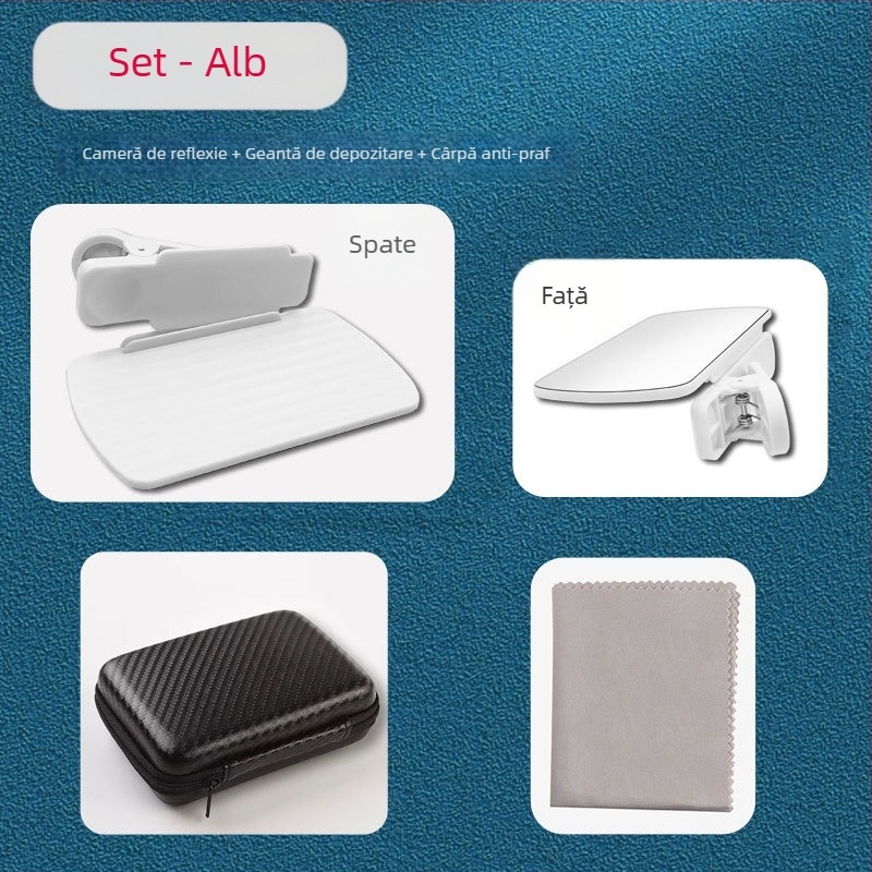 Clip reflexie pentru selfie pentru smartphone – Sky Mirror, reflector clip, marca JYL, model Mirror of the Sky, compatibil cu iPhone, Huawei, Xiaomi, Oppo, Redmi