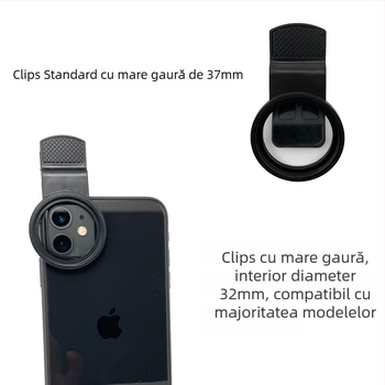 SINISI F-SH06 Filtru pentru corali pentru acvariu cu recif și fotografiere cu telefonul – set 6 în 1, compatibil cu majoritatea telefoanelor