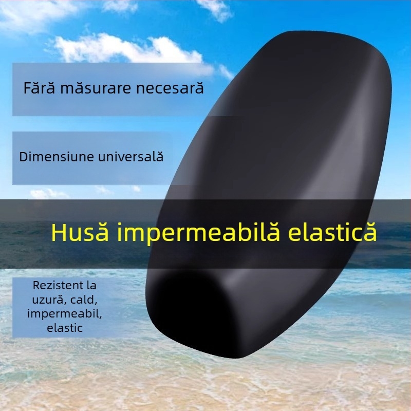 Husă de șezut din piele pentru bicicletă electrică, potrivire universală, toate sezoanele, fără umplutură