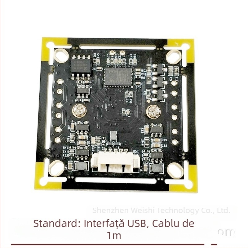 Modul de cameră USB cu microfon încorporat, 2 MP, 1080p, 30 FPS, USB 2.0, focalizare manuală, fără driver, obiectiv unghi larg