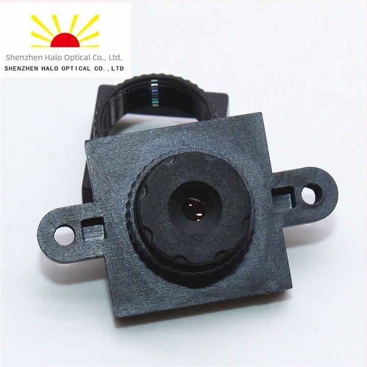 Lentilă cu focalizare fixă, interfață M8, distanță focală 4,3 mm, unghi de 73°, focalizare apropiată 5 cm