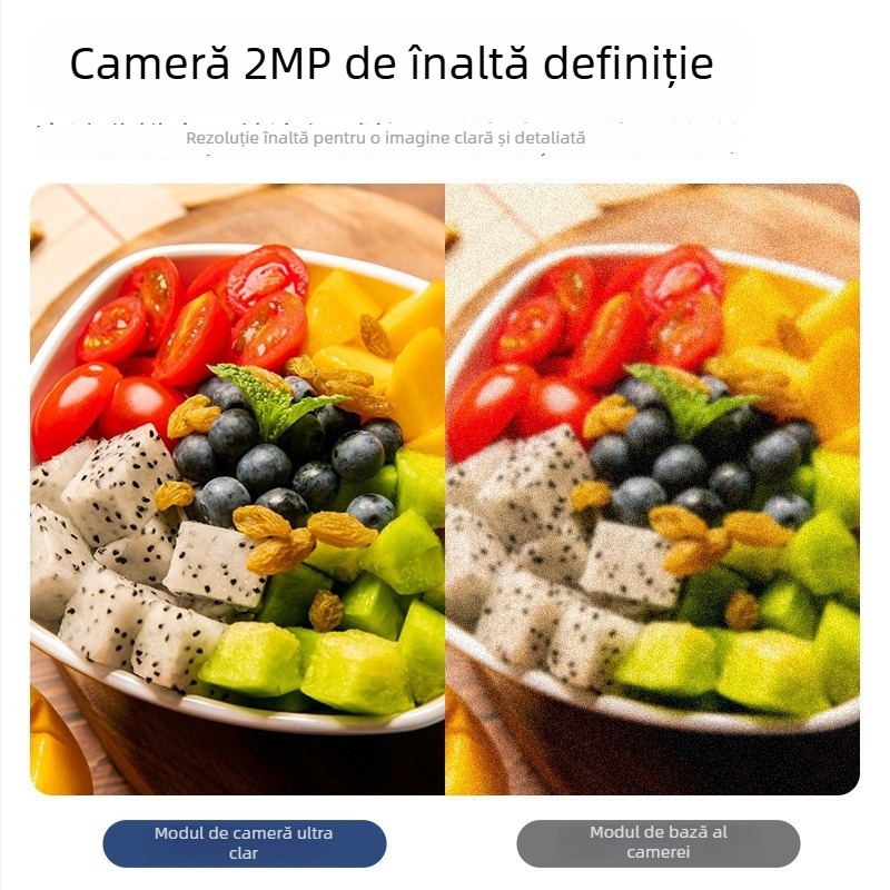 Cameră USB pentru PC cu senzor de 2MP, rezoluție 1080p (1920x1080), 30fps, USB 2.0, microfon încorporat
