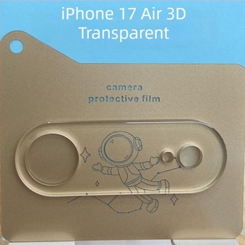 Protector pentru obiectivul camerei din spate pentru iPhone 17, design 3D all-in-one