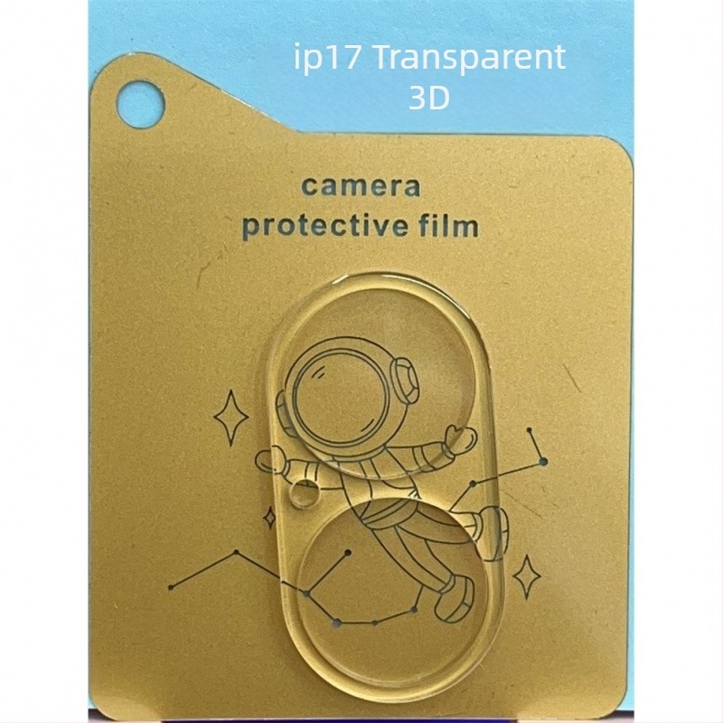 Protector pentru obiectivul camerei din spate pentru iPhone 17, design 3D all-in-one
