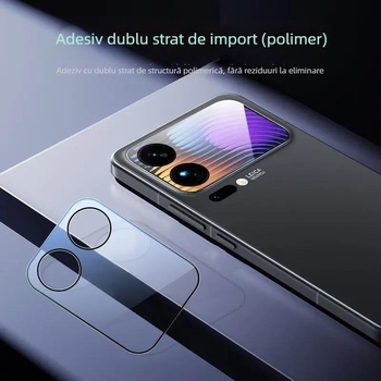 Kit protecție ecran Xiaomi 17 Pro / 17 Pro Max: folie obiectiv, sticlă temperată pentru ecranul din spate, claritate HD, protecție anti-cădere pentru ecranul secundar