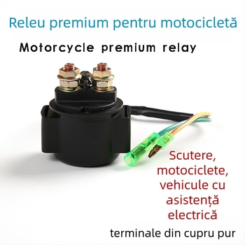 Releu de pornire pentru motocicletă și scuter – 12V, Brand MD, Model M