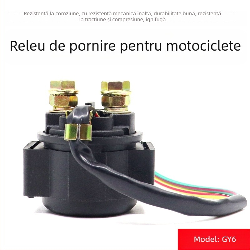 Releu de pornire pentru motocicletă și scuter – 12V, Brand MD, Model M