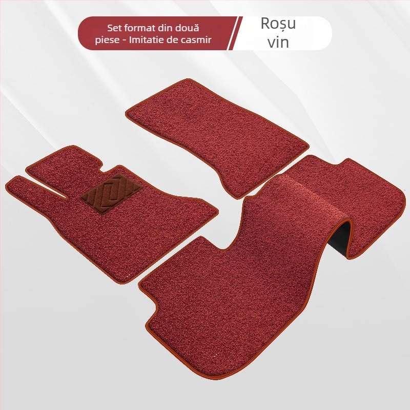 Covor de podea pentru mașină — impermeabil, rezistent la uzură, catifea întoarsă, talpă din piele, pentru mașină specială