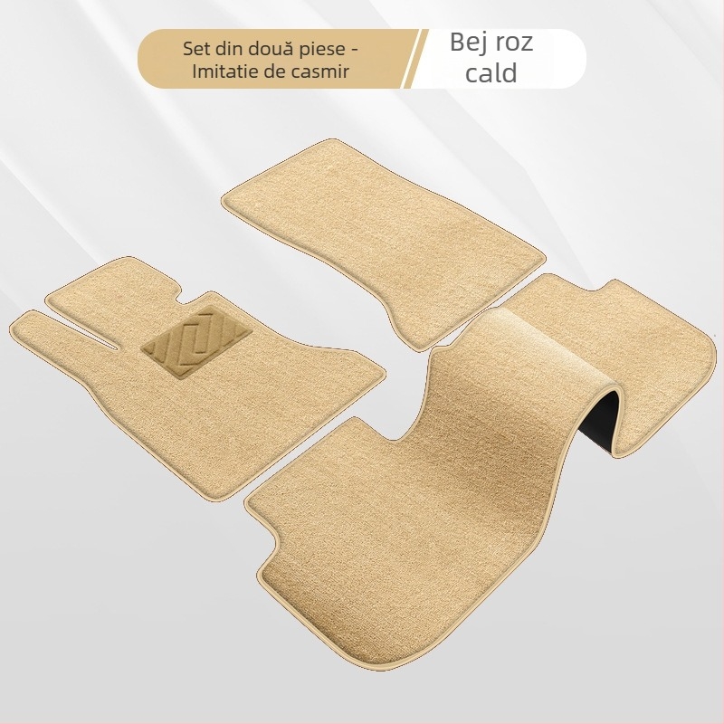 Covor de podea pentru mașină — impermeabil, rezistent la uzură, catifea întoarsă, talpă din piele, pentru mașină specială