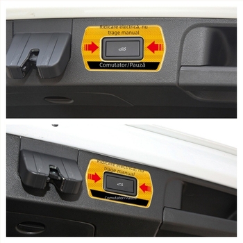 Etichete de avertizare pentru hayon VW Taos, decor interior reflectorizant, compatibile cu 24 de modele, brand Gana, senzor CCD