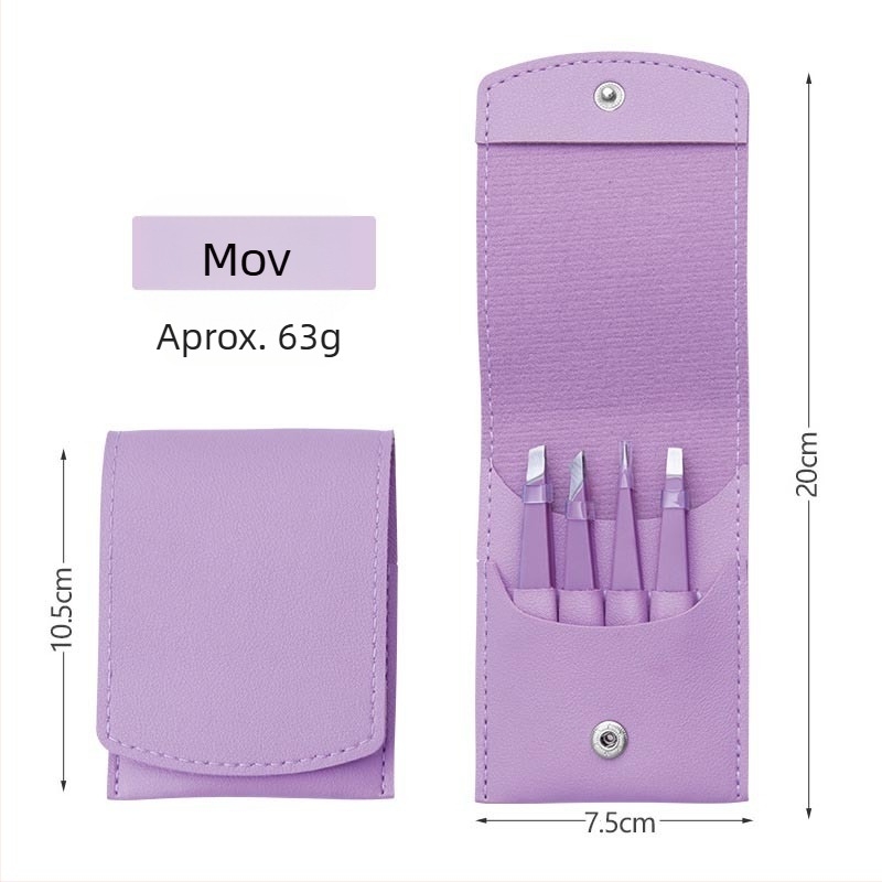 Ashby set pensete sprânene din oțel inoxidabil, 4 piese, origine Yangjiang