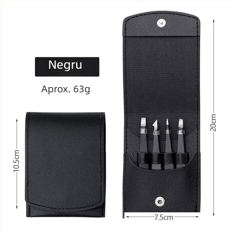 Ashby set pensete sprânene din oțel inoxidabil, 4 piese, origine Yangjiang