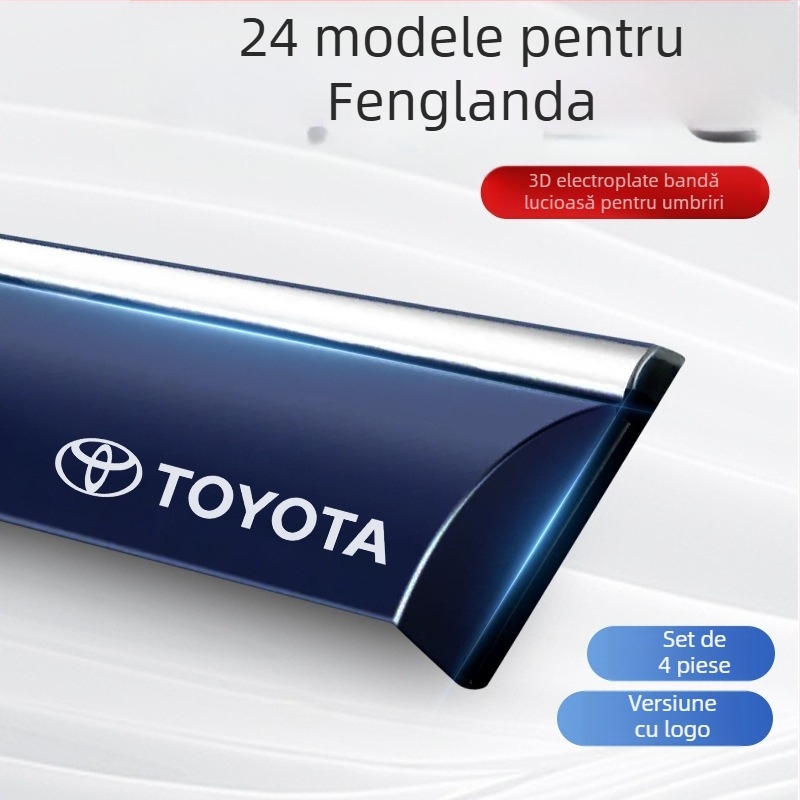 Rain guard pentru geamuri auto | Material acrilic | Compatibil cu Bgg | Fără personalizare