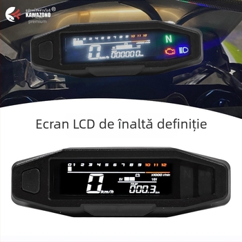 KAWAZONO Lcd instrument pentru motocicletă, model Lcd instrument, 12V universal, construcție din Fier și plastic, 200 g