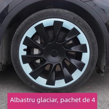 Capace de roți pentru Tesla Model Y, din plastic, marcă Independentă, compatibile cu vehicule Tesla
