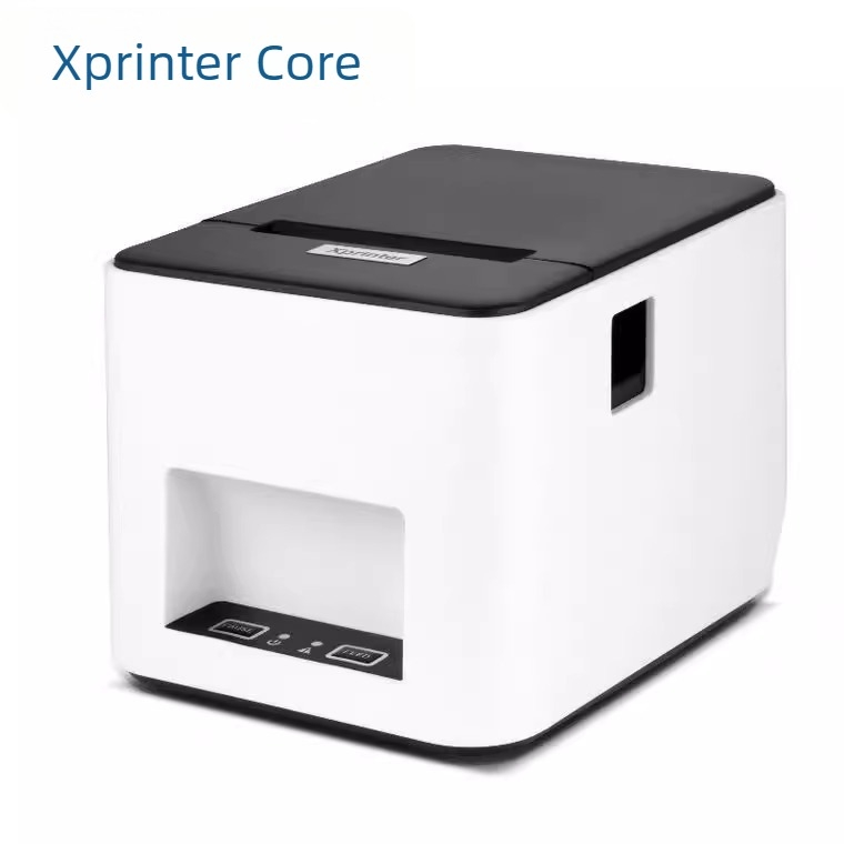 Printer termic pentru etichete cu coduri de bare, USB, lățime etichetă 78 mm, viteză imprimare 101 mm/s, 300 DPI, Xprinter