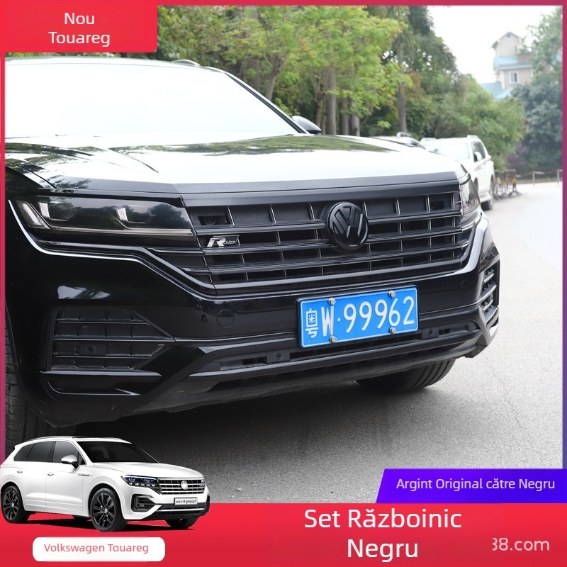 Touareg 2019-2021 Kit de profile ferestre și grilă frontală – oțel inoxidabil – Broadfield
