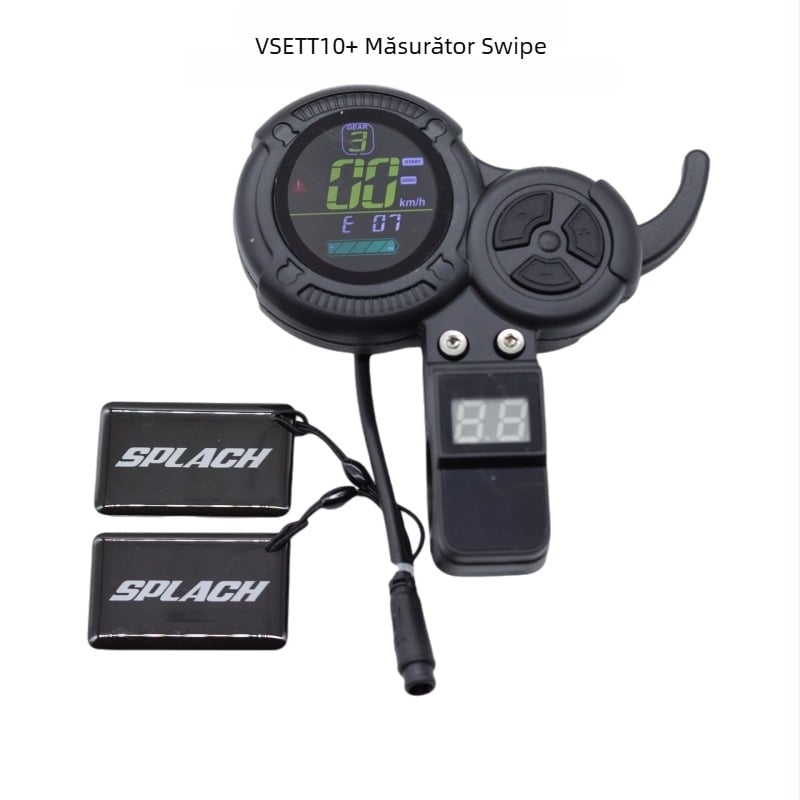 Instrument de accelerație cu 6 pini pentru scutere electrice și motociclete electrice; construcție electronică; tensiune de alimentare 60-72V; tensiune de funcționare 36V.