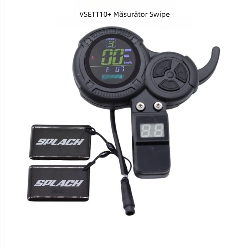 Instrument de accelerație cu 6 pini pentru scutere electrice și motociclete electrice; construcție electronică; tensiune de alimentare 60-72V; tensiune de funcționare 36V.