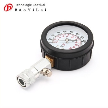Manometru de presiune a cilindrului motor pentru autoturisme și motociclete, Model: Pressure Gauge, Detectare: presiune a cilindrului motor, Temperatura de lucru: -20°C până la 80°C