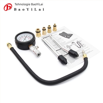 Manometru de presiune a cilindrului motor pentru autoturisme și motociclete, Model: Pressure Gauge, Detectare: presiune a cilindrului motor, Temperatura de lucru: -20°C până la 80°C