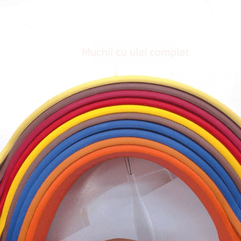 Accesoriu mâner din PU pentru cutii cadou – culoare solidă, accesorii pentru bagaje, iarna 2023