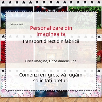 Qian Țesătură de fundal din vinil – decor pentru baby shower, stil mexican, fundal pentru fotografie de peisaj, 150 g