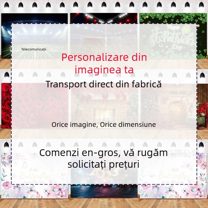 Qian Țesătură de fundal din vinil – decor pentru baby shower, stil mexican, fundal pentru fotografie de peisaj, 150 g
