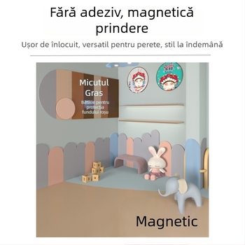 Fundal 3D pentru studio live | Tapet de fundal cu prindere magnetică detașabilă | Brand Hui Photography | Mărci private autorizate: Da