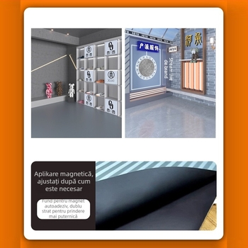 Fundal 3D pentru studio live | Tapet de fundal cu prindere magnetică detașabilă | Brand Hui Photography | Mărci private autorizate: Da