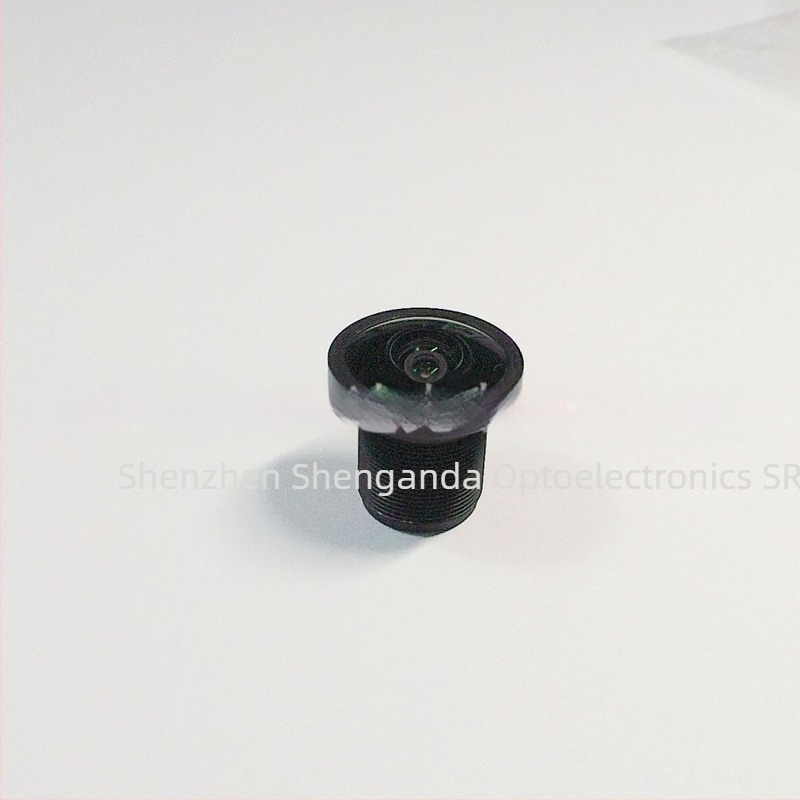 OV2710 Lentilă fisheye pentru dashcam auto - 2.5mm, unghi larg 147.2°, compatibil cu senzori 1/2.7–1/2.5, diafragmă f/2.8