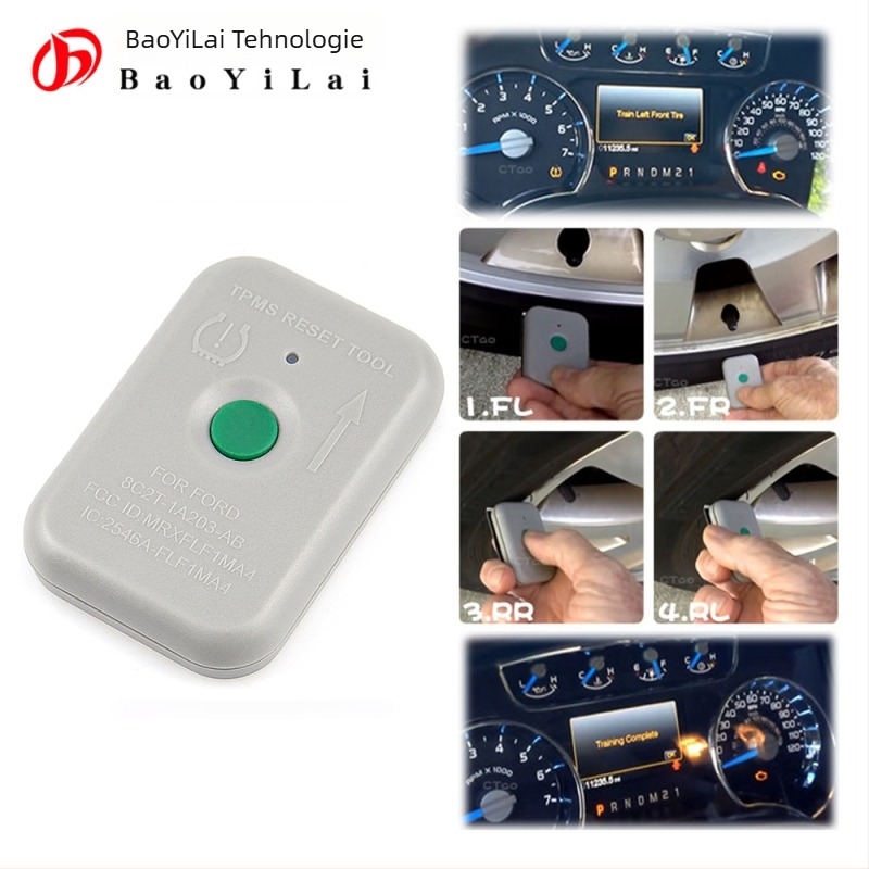 Detector auto TPMS-19, model 8C2Z-1A203-A, sistem monitorizare a presiunii în pneuri, tensiune 3-9V, interval de temperatură -20°C până la 80°C