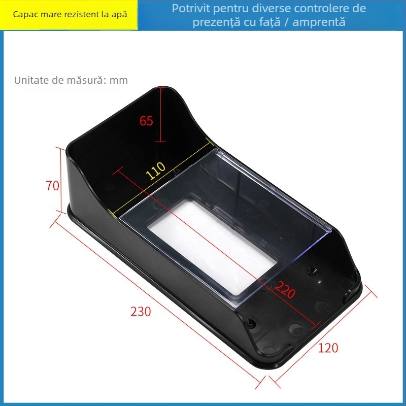 YiToo capac de ploaie pentru mașina de control al accesului