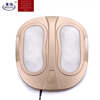 Masajor pentru picioare cu telecomandă fără fir, cronometru, frământare, încălzire inteligentă, vibrații și presiune a aerului