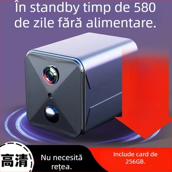 Cameră video wireless de interior cu WiFi, acces de la distanță prin telefon, Ultra HD