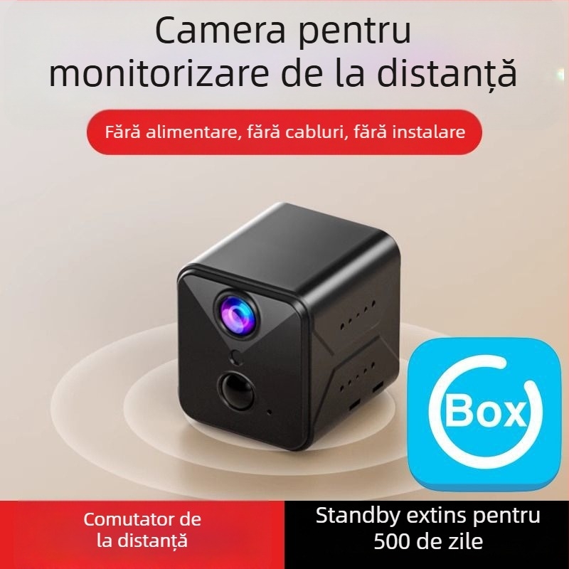 Cameră video wireless de interior cu WiFi, acces de la distanță prin telefon, Ultra HD