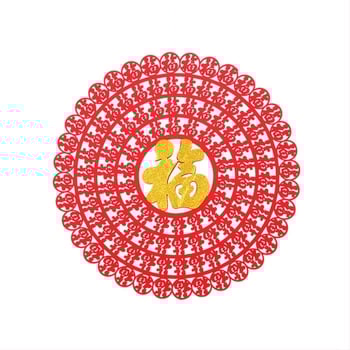 Etichete Fu pentru ușă și fereastră pentru Festivalul de Primăvară – decor din felt, stil chinezesc, cadou ideal pentru noua locuință