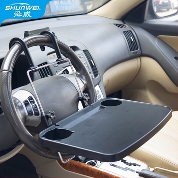 Masă pliabilă pentru spatele autovehiculului – universală, din plastic, montaj pe perete, Shunwei