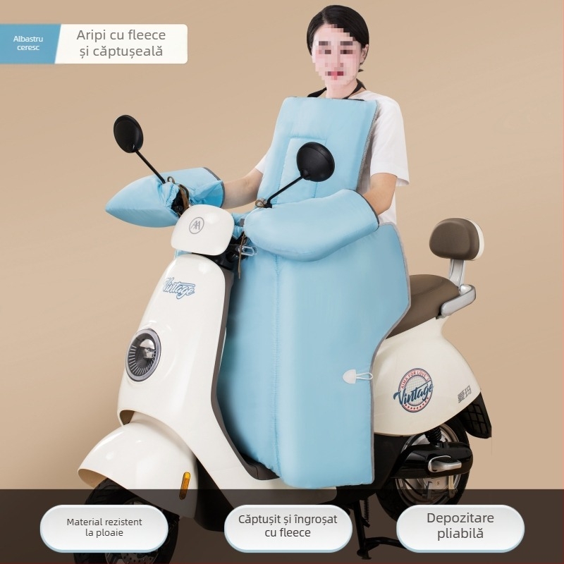 Pătură antifurt pentru vehicule electrice, material: mătase cu imprimeu floral, brand Tingxuan, pentru mașini cu baterie, potrivită pentru copii