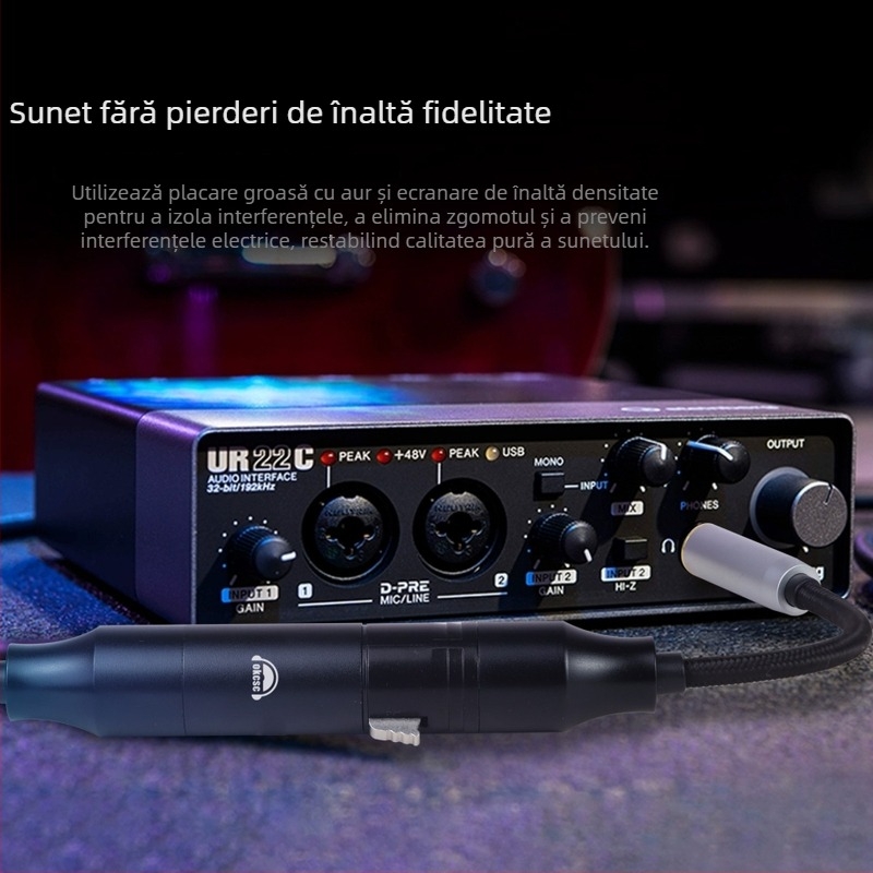 Cablu adaptor 3.5mm la XLR 4-pin, model 3MXLRC, nucleu din cupru, singur conector