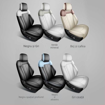 Perne de șezut auto Fangcheng Leopard Titanium, acoperire completă a scaunului, universal pentru toate anotimpurile, piele rezistentă la uzură