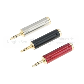 Sen Yin adaptor audio de la 3.5mm la 6.5mm, certificat RoHS, intervalul de temperatură de funcționare -16 până la 60°C, conector audio/video