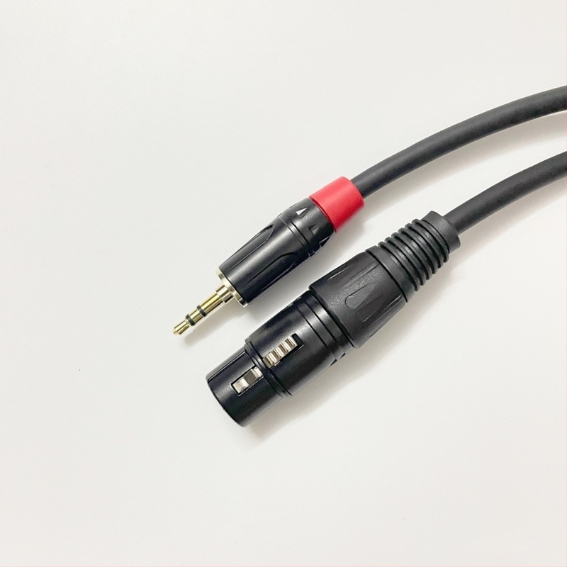 Cablu de microfon 3,5 mm la XLR, conectori masculini și feminini, pentru microfon, interfață audio și mixer