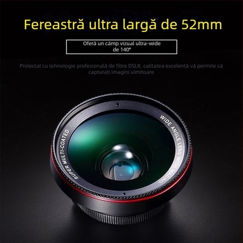 Set de lentile pentru telefon, unghi larg și macro, 12-în-1