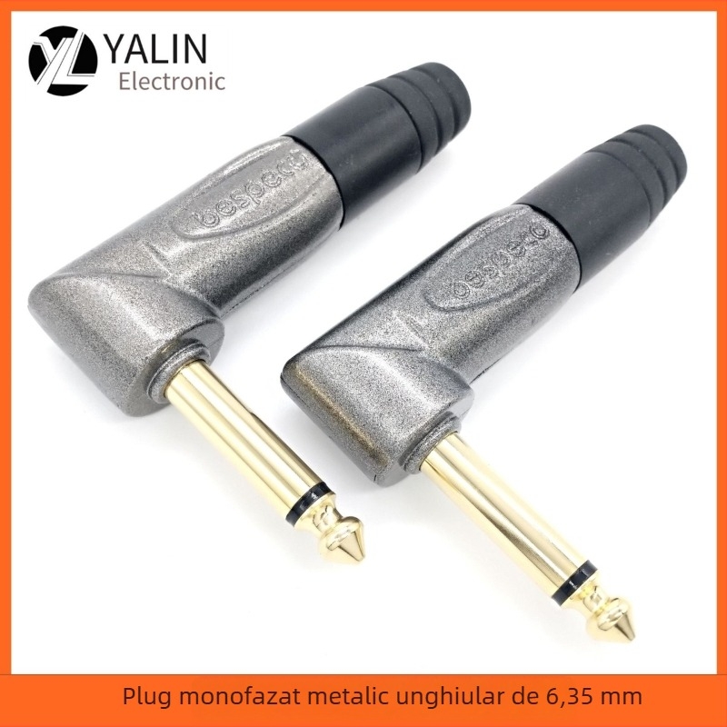 YALIN conector microfon mono, doi conductori, conector audio/video